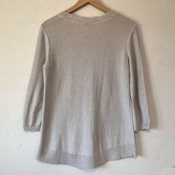 Loft Outlet Gray Sweater   Sz M  GUC - Picture 2 of 4